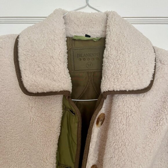 Blank NYC Cream and Green Jacket - Picture 8 of 14